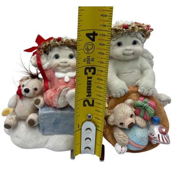 VTG Dreamsicles Collectible Christmas Figurines Lot Of 2 Open Me First & Toyland - Picture 11 of 13